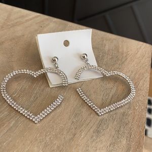 Heart shape Free People earrings